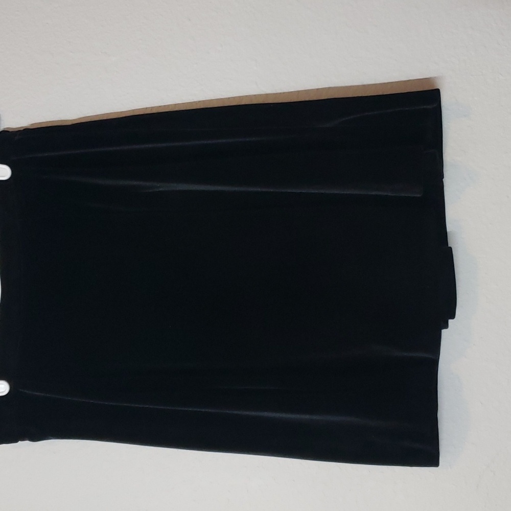 R&K evening velvet like elastic and zipper skirt.